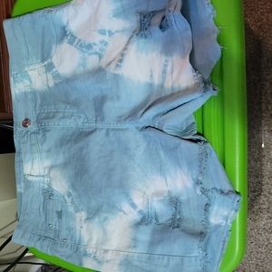 Tie Dye blue shorts